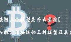区块链三个模型是什么意思？深入探究区块链的