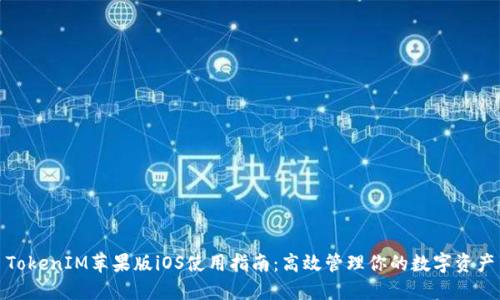 TokenIM苹果版iOS使用指南：高效管理你的数字资产