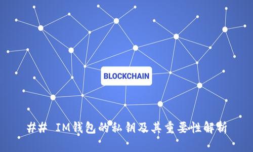 ## IM钱包的私钥及其重要性解析