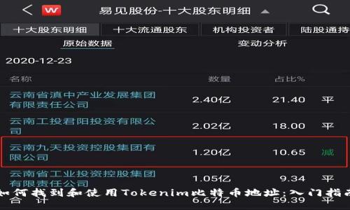 如何找到和使用Tokenim比特币地址：入门指南